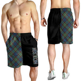 Nicolson Hunting Ancient Tartan Crest Men's Short - Cross Style